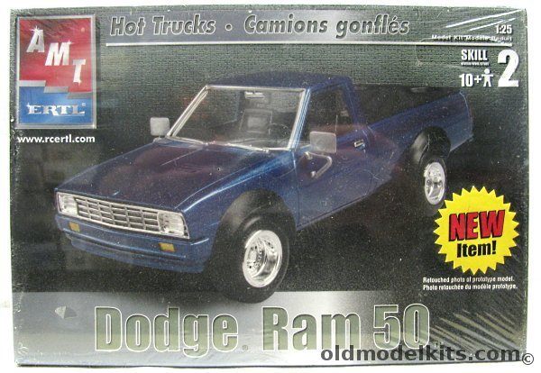 AMT 1/25 Dodge Ram 50 Pickup Truck, 31749 plastic model kit
